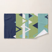 Neptune, Coquillages, Green et Navy (Serviette à main)