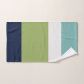 Neptune, Coquillages, Green et Navy (Serviette à main)