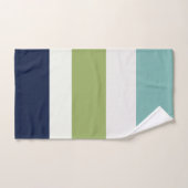 Neptune, Coquillages, Green et Navy (Serviette à main)