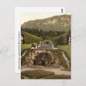 Neptune Fountain, Linderhof Castle, Duitsland Briefkaart (Voorkant / Achterkant)