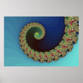 Neptune - Fractal Art Poster (Voorkant)