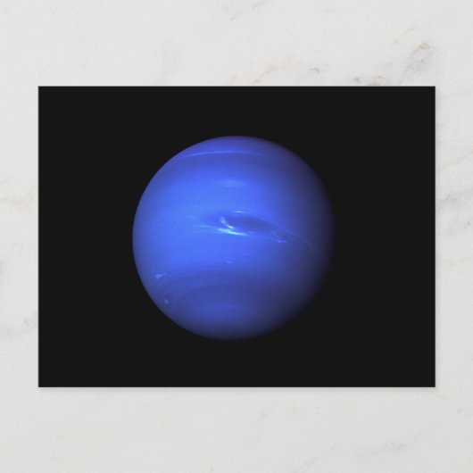 Neptune NASA Planet Briefkaart (Voorkant)