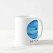 Neptune Planet Waterverf Mok (Voorkant rechts)