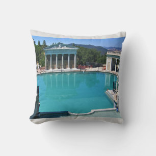 Neptune Pool op Hearst Castle, San Simeon, CA Kussen