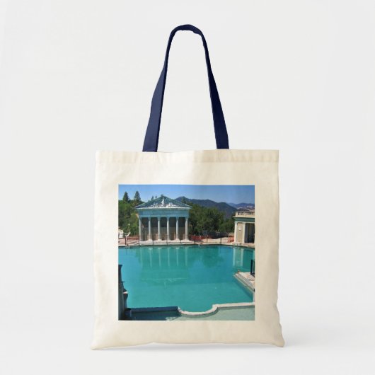 Neptune Pool op Hearst Castle, San Simeon, CA Tote Bag (Voorkant)