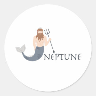 Neptune Ronde Sticker