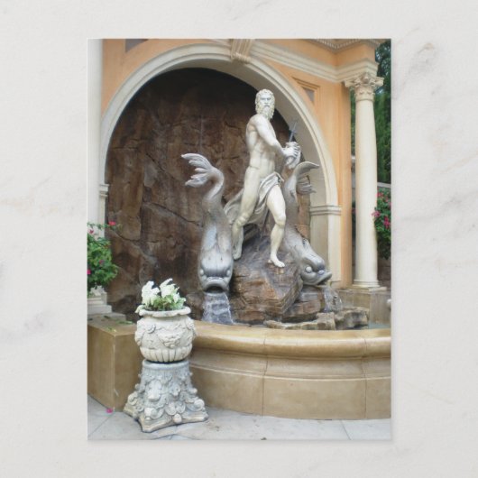 Neptunes fontein briefkaart (Voorkant)