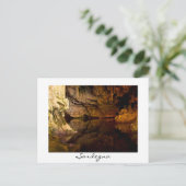 Neptune's Grotto, carte postale blanche en Sardaig (Debout devant)