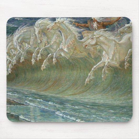 Neptunes Horses Mousepad Muismat (Voorkant)