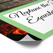 Neptunes paarden poster print (Hoek)