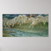 Neptunes paarden poster print (Voorkant)