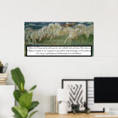 Neptunes paarden poster print (Thuiskantoor)