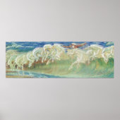 Neptunes paarden van Walter Crane Poster (Voorkant)