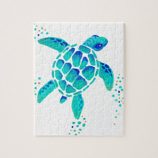 Neptunes schildpad legpuzzel (Verticaal)