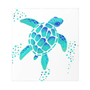 Neptunes schildpad notitieblok