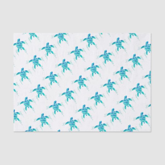 Neptunes schildpad tissuepapier (Voorkant)