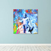 Neptunus Canvas Afdruk (Insitu (Houten vloer))