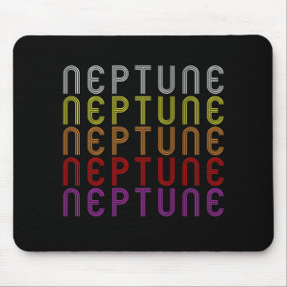Neptunus Planeet Retro Vintage Astronomie T-Shirt Muismat