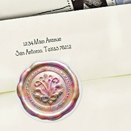 Nepwas Verzegelingsstijl 4 Roze 24 Sticker