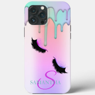 Nepwimpers Glitter Kleurrijke Druppels iPhone 13 Pro Max Hoesje