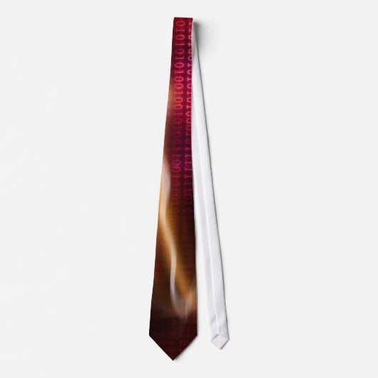 Nerd 0100101101 | Binaire cyberspace-code Stropdas (Voorkant)