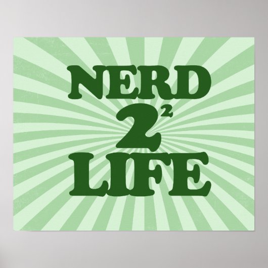 Nerd 4 Life Poster (Voorkant)