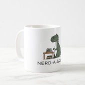 Nerd-a-Saurus Koffiemok (Voorkant links)