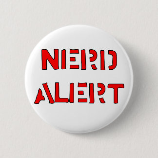 Nerd Alert Ronde Button 5,7 Cm