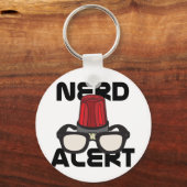 Nerd Alert. Sleutelhanger (Voorkant)