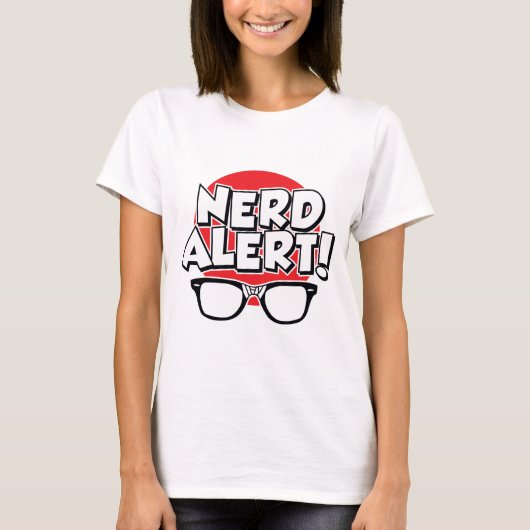 Nerd Alert T-shirt (Voorkant)