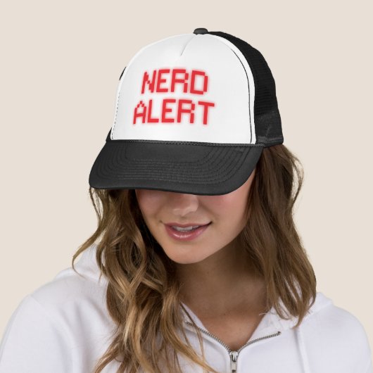 Nerd Alert Trucker Pet (In situ)