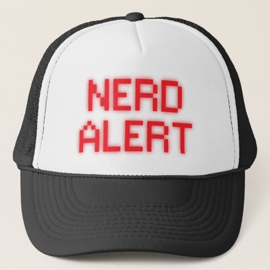 Nerd Alert Trucker Pet (Voorkant)