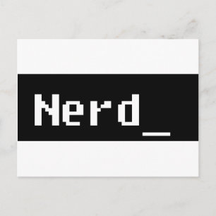 Nerd Briefkaart