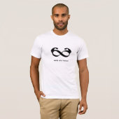 nerd bril shirt (Voorkant volledig)