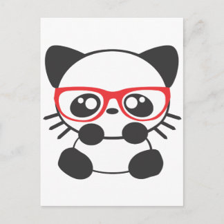 Nerd Cat Briefkaart