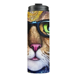 Nerd Cat Thermosbeker