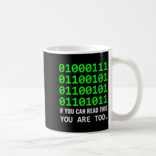 Nerd Computer Binaire Code Softwareontwikkelaar Koffiemok
