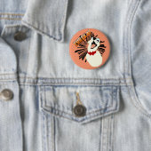 Nerd Dog Ronde Button 5,7 Cm (In situ)
