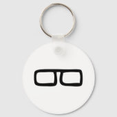 nerd-eierlassen sleutelhanger (Voorkant)