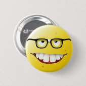 Nerd Face Ronde Button 5,7 Cm (Voorkant /achterkant)