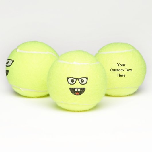 Nerd Face Tennisballen (Multi)