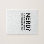 Nerd? Funny, geeky design Legpuzzel (Horizontaal)