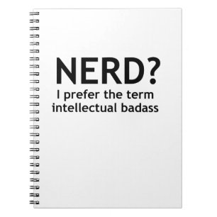Nerd? Funny, geeky design Notitieboek
