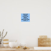 Nerd Geek Poetry Funny Poster Sign. (Keuken)