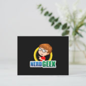 Nerd Geek Science Wiskunde Computer Funny Gift Ide Briefkaart (Staand voorkant)