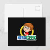 Nerd Geek Science Wiskunde Computer Funny Gift Ide Briefkaart (Voorkant / Achterkant)