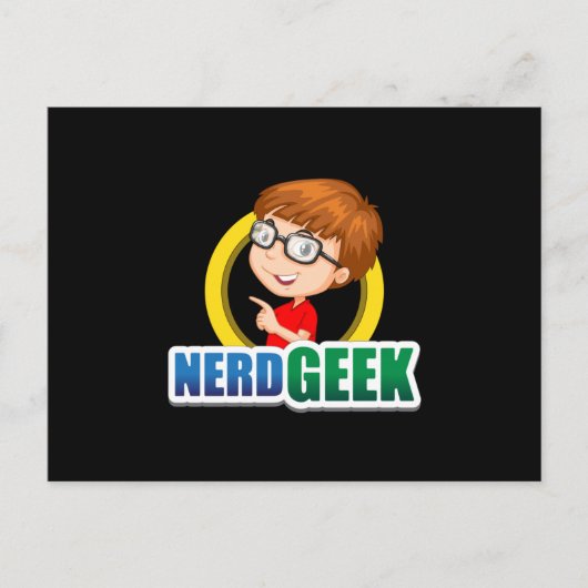 Nerd Geek Science Wiskunde Computer Funny Gift Ide Briefkaart (Voorkant)