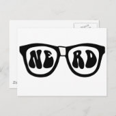 Nerd Glasses Briefkaart (Voorkant / Achterkant)