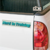 Nerd in opleiding bumpersticker (Op Truck)