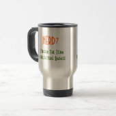 Nerd ?.. Intellectuel Badass | Tasse drôle pour le (Devant gauche)